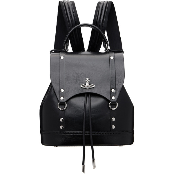  Vivienne Westwood Black Max Small Backpack 