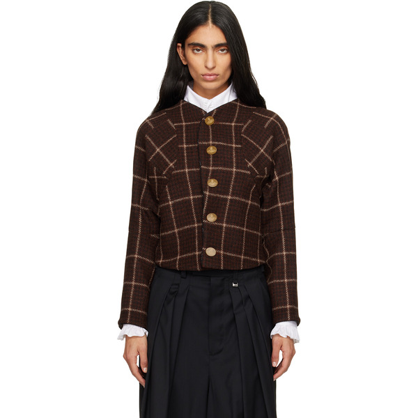  Vivienne Westwood Brown Pourpoint Jacket 