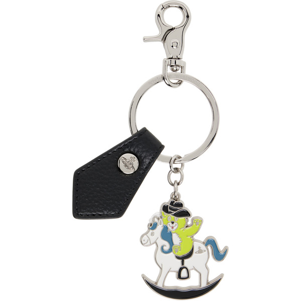  Vivienne Westwood Multicolor Rocking Horse Teddy Keyring 