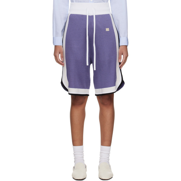  Wales Bonner Purple Rio Shorts 