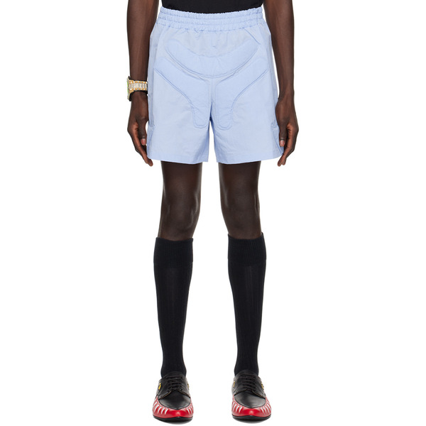  Walter Van Beirendonck Blue Space Shorts 