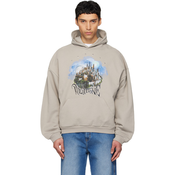  We11done Gray City Hoodie 
