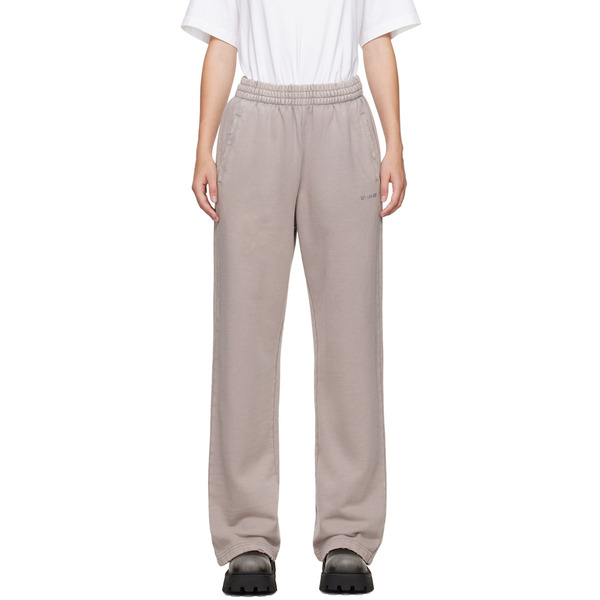  We11done Pink Subtle Distressed Sweatpants 