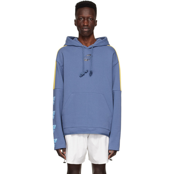  We11done Purple Cotton Hoodie 
