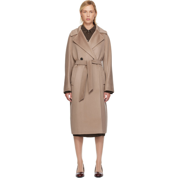  Weekend Max Mara Taupe Resina Coat 