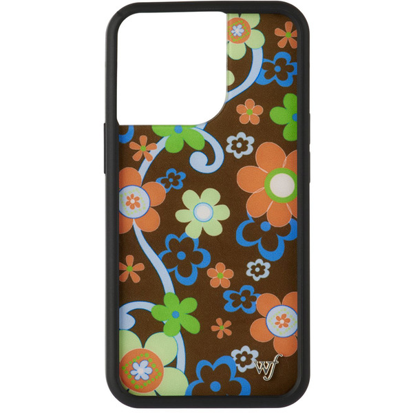  Wildflower Cases Brown Far Out Floral Iphone 13 Pro Case 