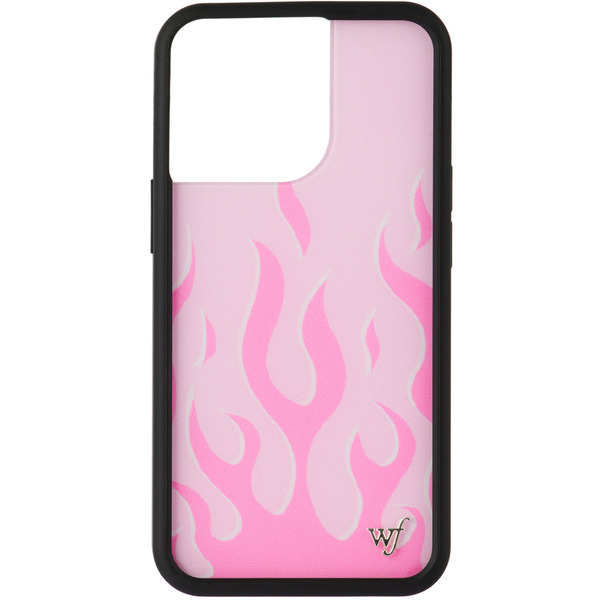  Wildflower Cases Pink Flames Iphone 13 Pro Case 
