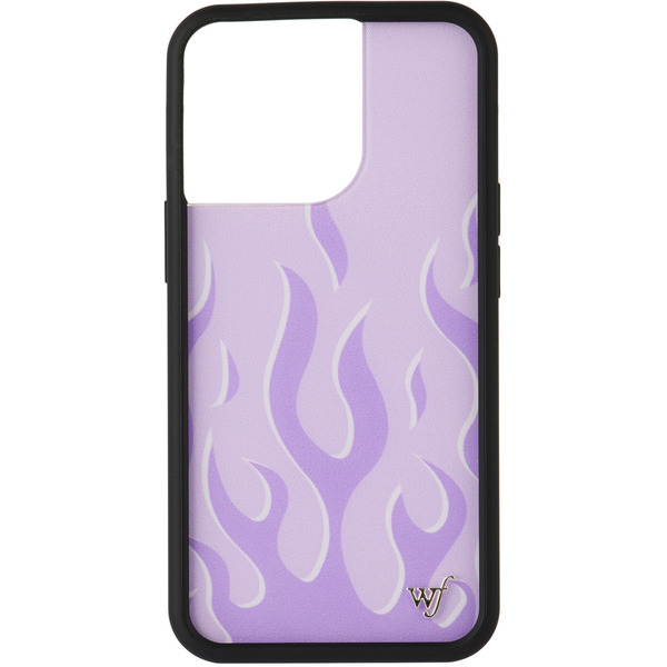  Wildflower Cases Purple Lavender Flames Iphone 13 Pro Case 