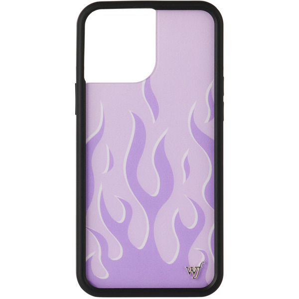  Wildflower Cases Purple Lavender Flames Iphone 13 Pro Max Case 