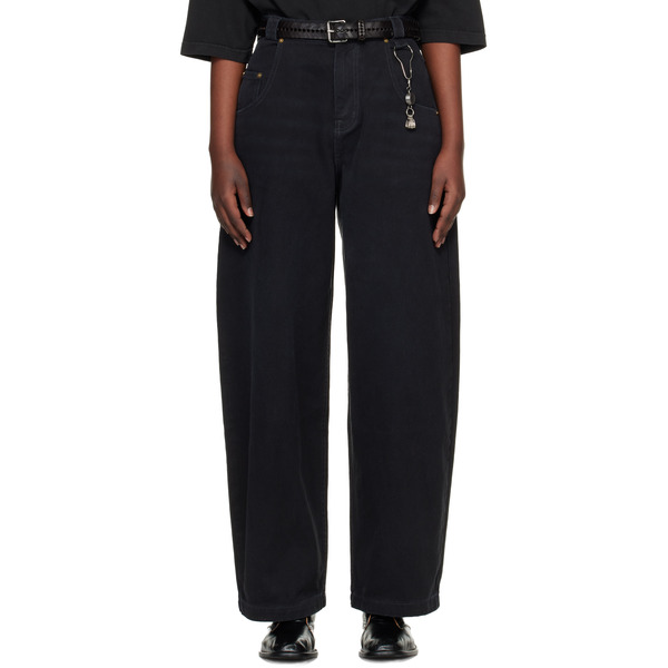  Willy Chavarria Black Bad Girl Jeans 