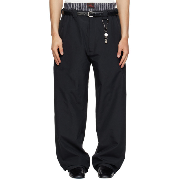  Willy Chavarria Black Toluca Trousers 