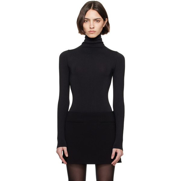  Wolford Black Colorado String Bodysuit 
