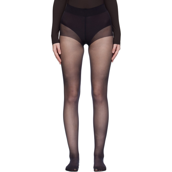  Wolford Black Pure 10 Tights 