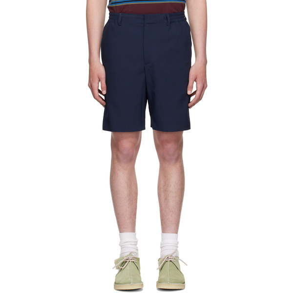  Wood Wood Navy Kent Shorts 