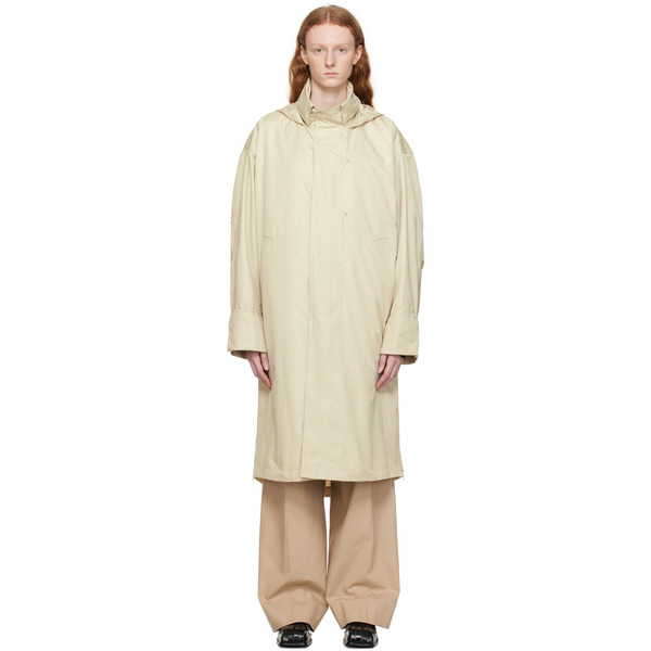  Wooyoungmi Beige Hooded Coat 