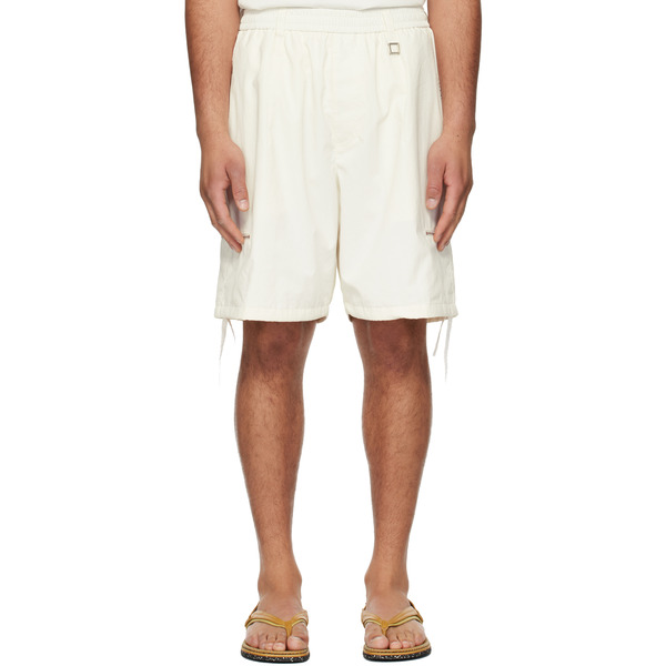  Wooyoungmi Off-white Zip Detail Utility Shorts 