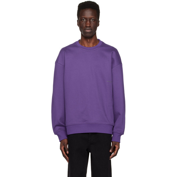 Wooyoungmi Purple Crewneck Sweatshirt 