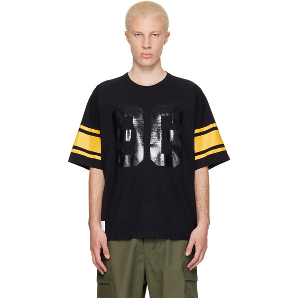  Wtaps Black Qb S/s Cotton T-shirt 