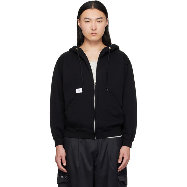  Wtaps Black Throwdy Zip Hoodie 