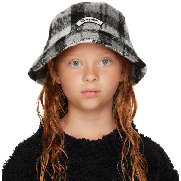  Wynken Kids Gray Moonrise Bucket Hat 