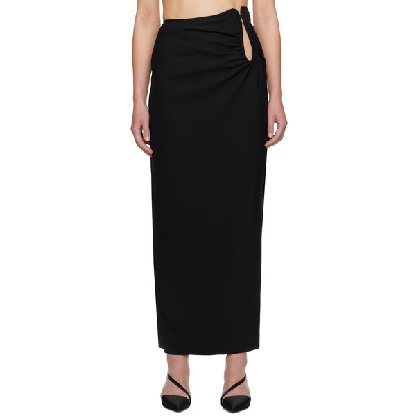  Wynn Hamlyn Black Ella Maxi Skirt 