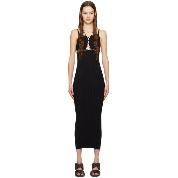  Wynn Hamlyn Black Sunny Maxi Dress 