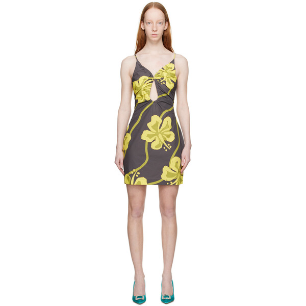  Wynn Hamlyn Brown Marcus Watson Zoe Seersucker Minidress 