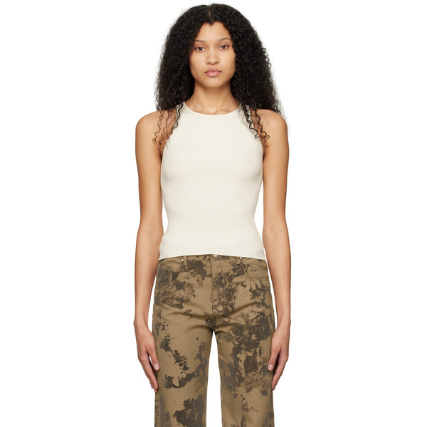  Wynn Hamlyn Off-white Palm Tank Top 