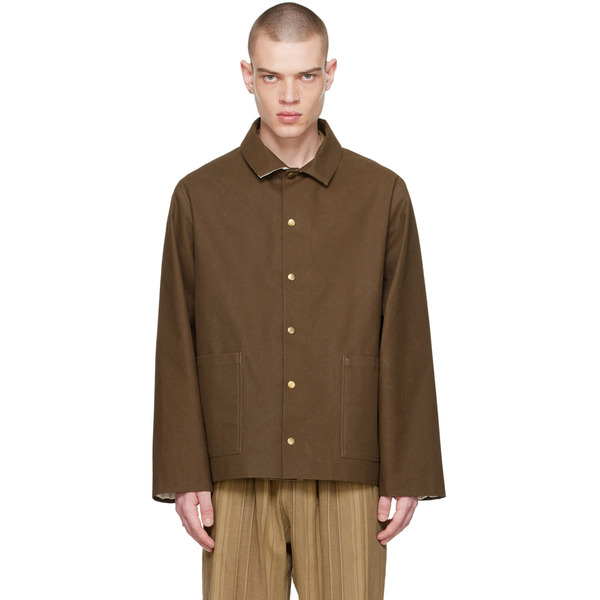  Xenia Telunts Brown Olive Jacket 