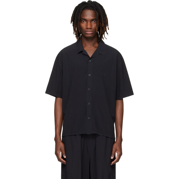  Y-3 Black Ultralight Woven Shirt 
