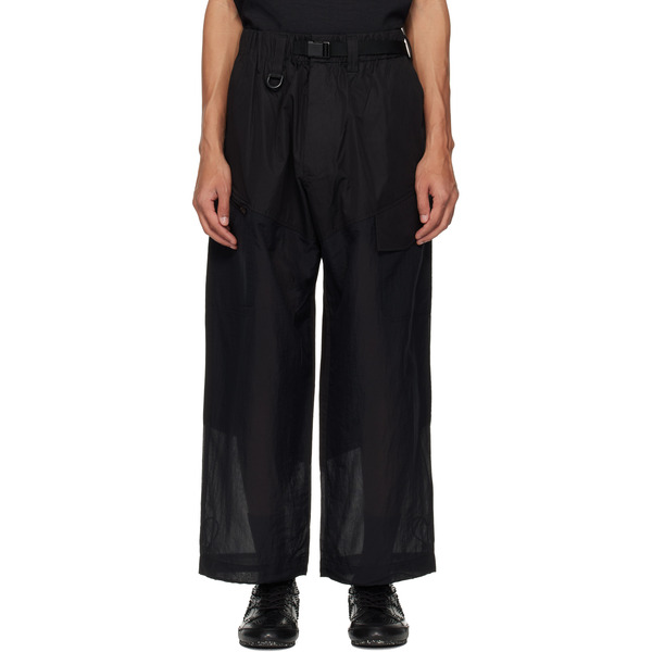  Y-3 Black Ut Straightleg Cargo Pants 