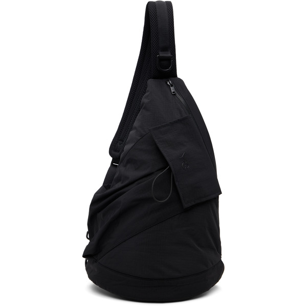  Y-3 Black 'y-3' Utility Sling Backpack 