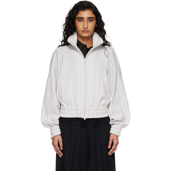  Y-3 Off-white Pinstripe Sport Uniform Jacket 