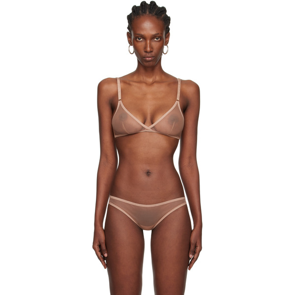  Yasmine Eslami Beige Jeanne Soft Bra 