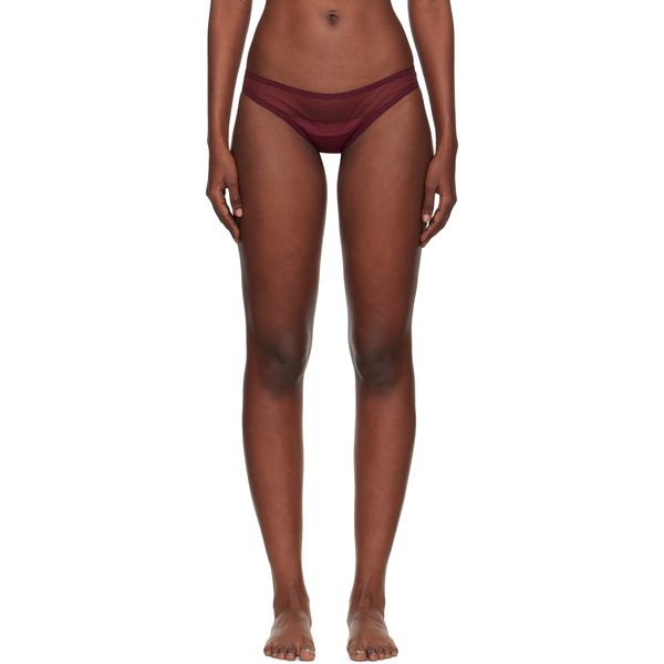  Yasmine Eslami Burgundy Serena Thong 