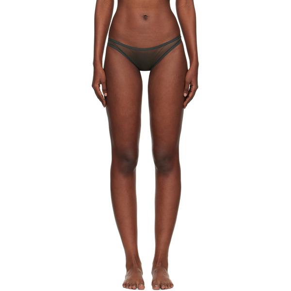  Yasmine Eslami Khaki Jeanne Briefs 