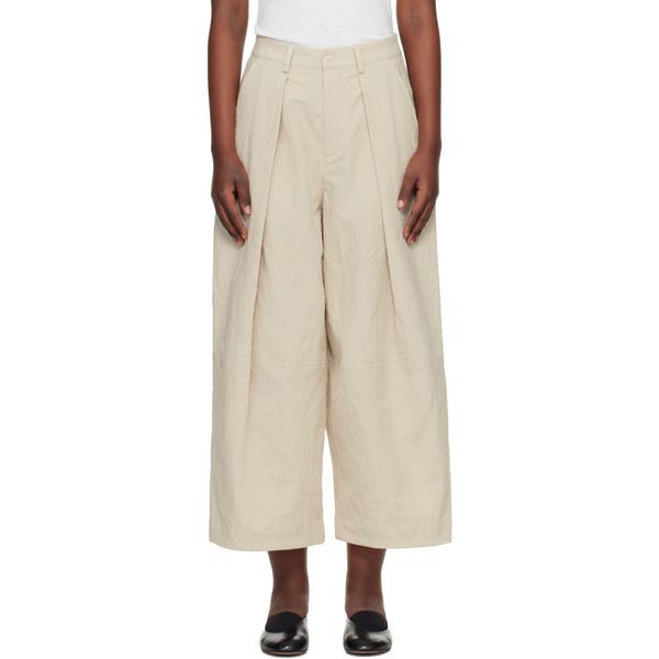  Ymc Beige Deadbeat Trousers 