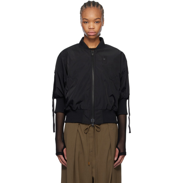  Yohji Yamamoto Black R-ssbomber Jacket 