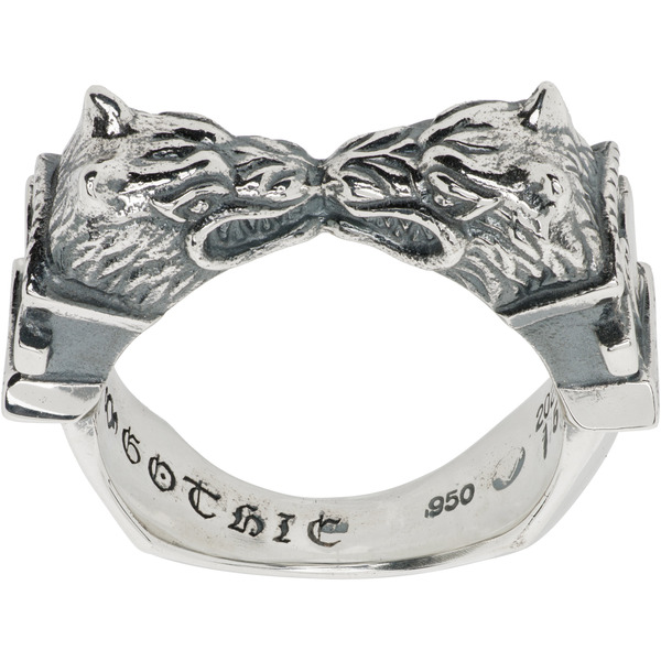  Yohji Yamamoto Twin Wolf Dagger Ring 