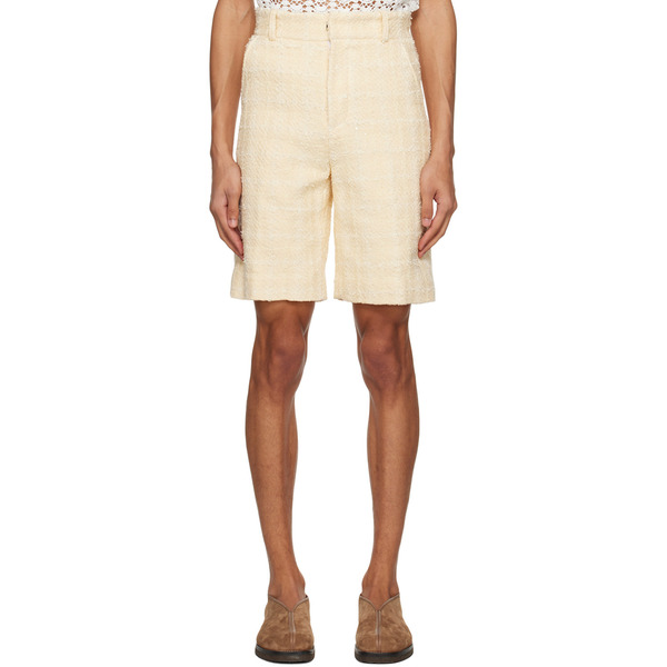  Young N Sang Yellow Sequined Shorts 