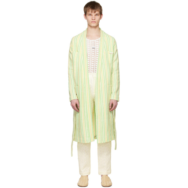  Young N Sang Yellow Stripe Robe 