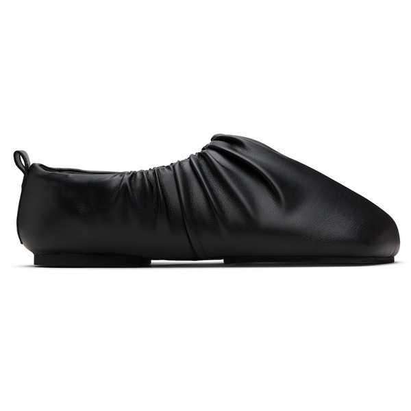  Yume Yume Black Wrinkle Flat Slippers 