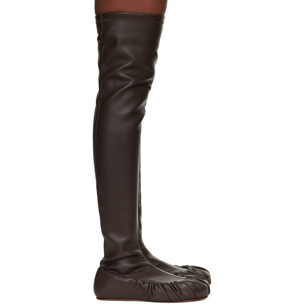  Yume Yume Brown Overknee Ballerina Tall Boots 
