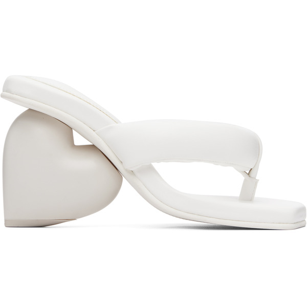  Yume Yume White Love Mule Sandals 