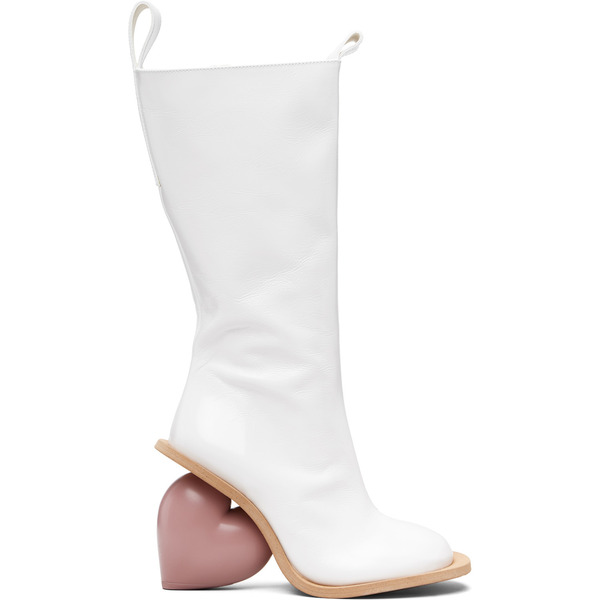  Yume Yume White Love Tall Boots 