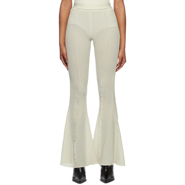  Yuzefi Off-white Flared Trousers 