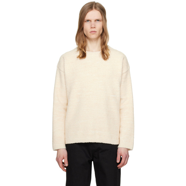  Zankov Off-white Crewneck Sweater 
