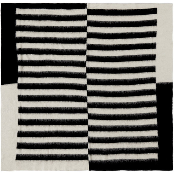 Zankov Ssense Exclusive Black & White Manhattan Throw 