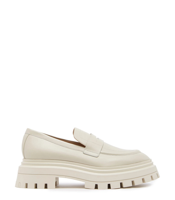  Stuart Weitzman Bedford Loafer - Woman  Oat 40.5 