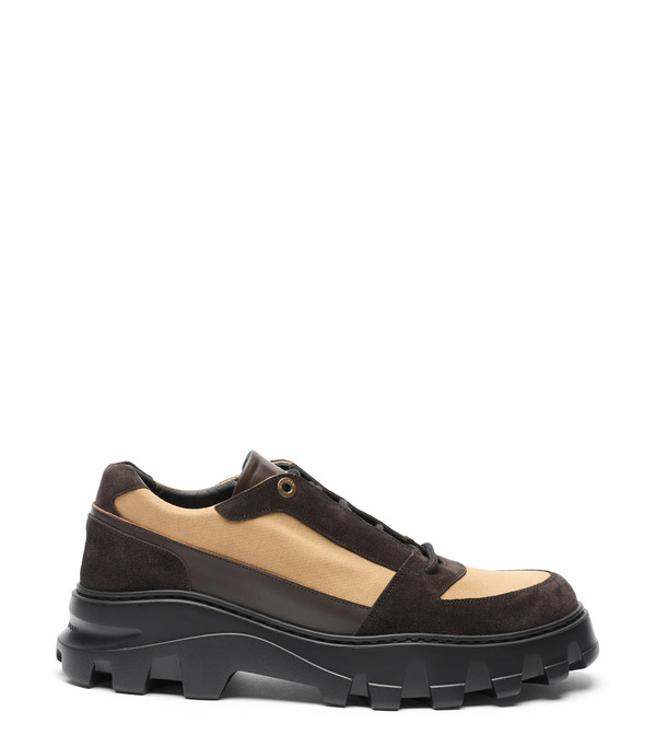  Stuart Weitzman Cedar - Man Lace-up Shoes Ebony/dark Brown/khaki 43 